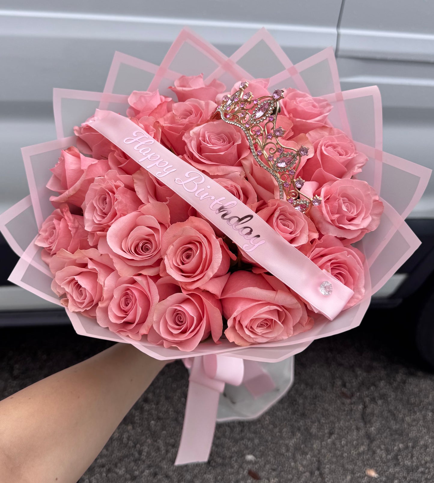 Pink Roses Bouquet