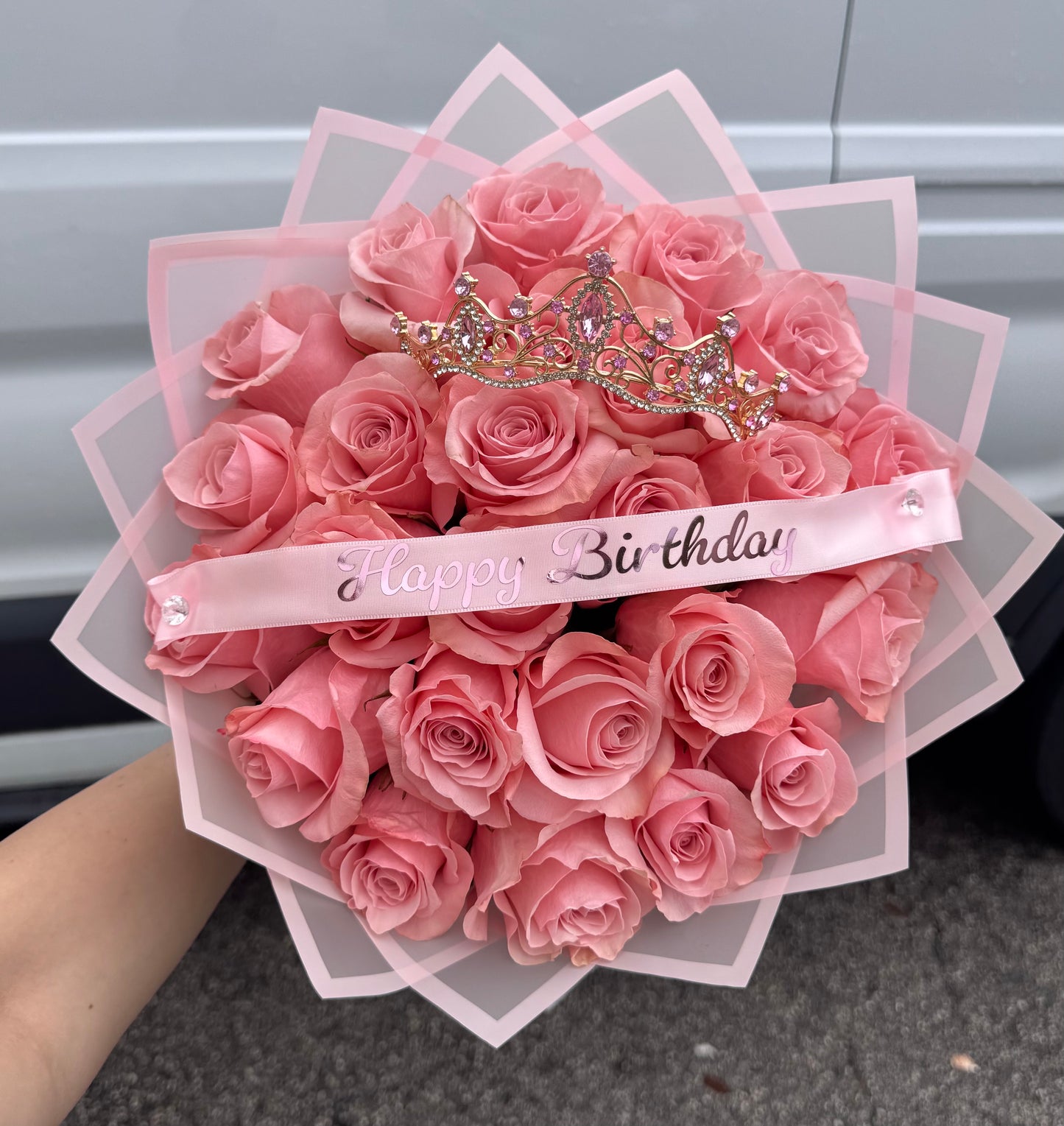 Pink Roses Bouquet