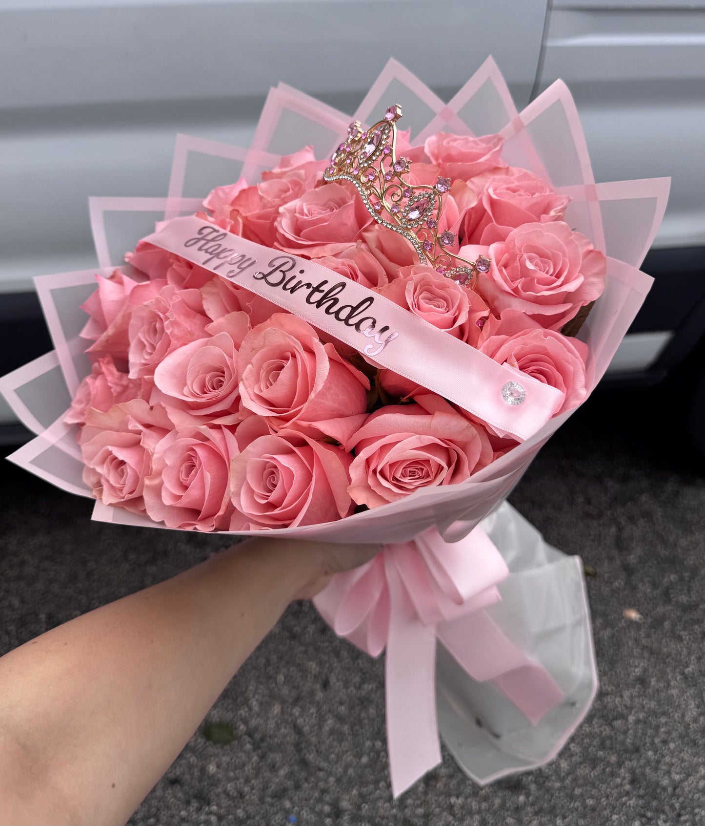 Pink Roses Bouquet