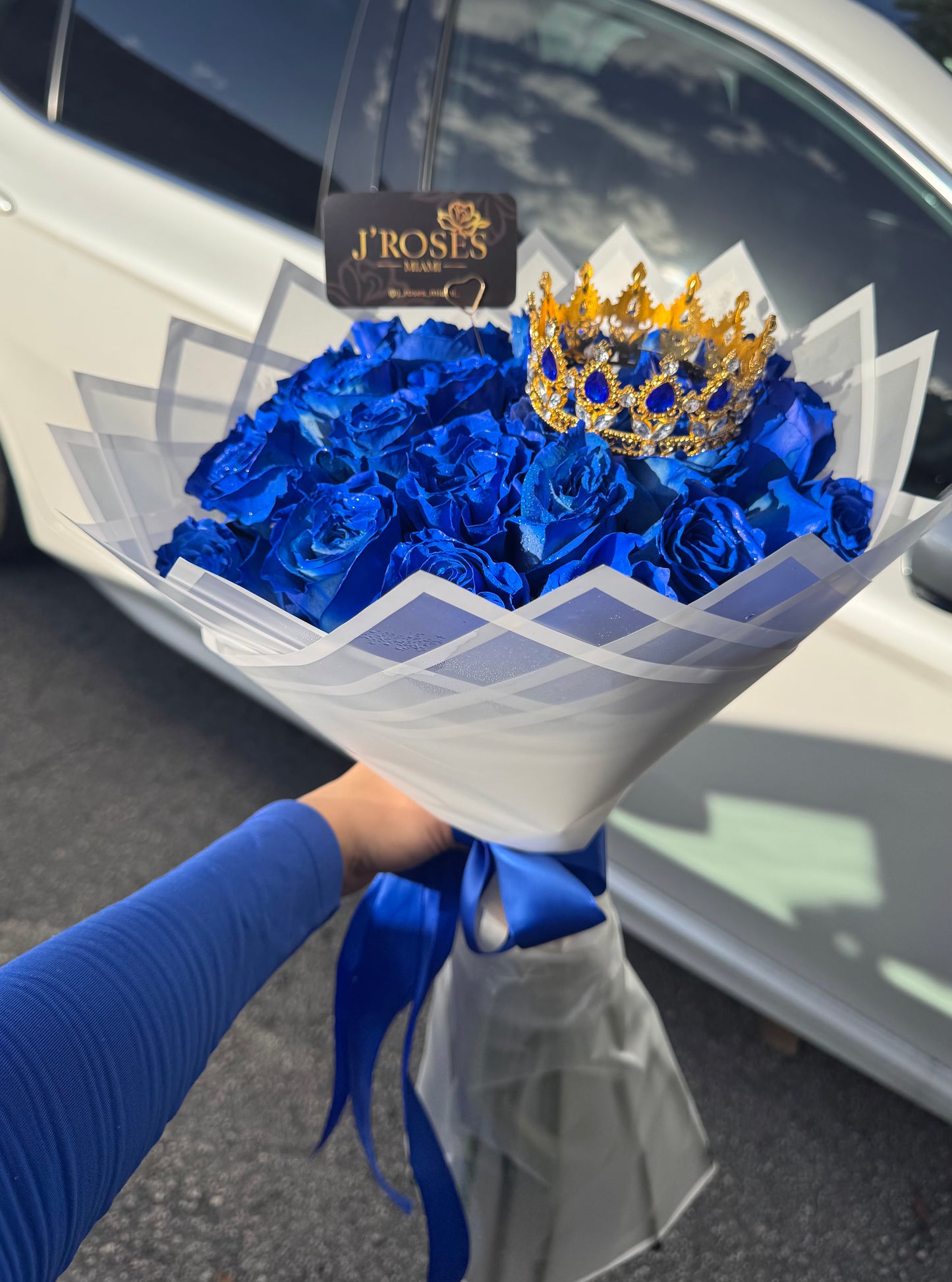 Blue Roses Bouquet