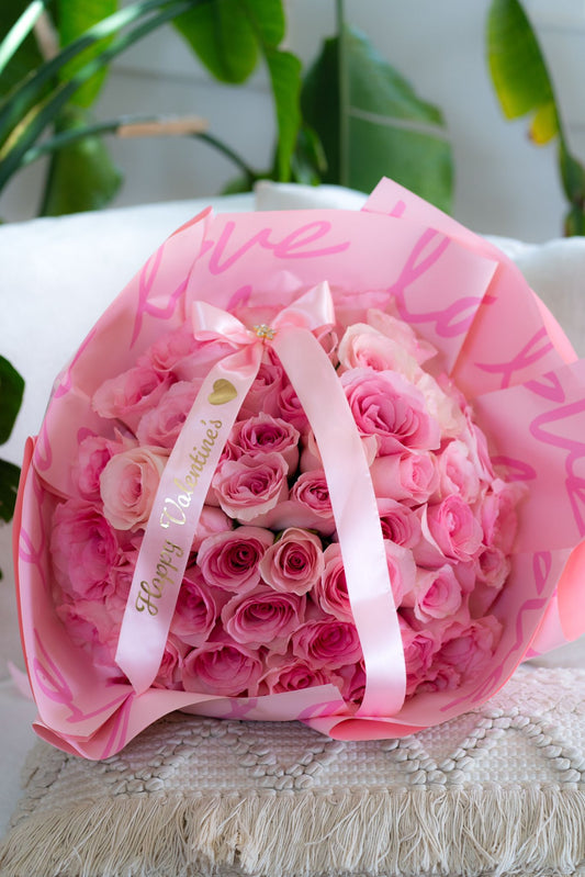 Pink Roses Bouquet