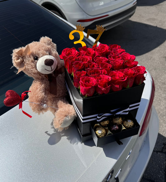 Teddy & Roses