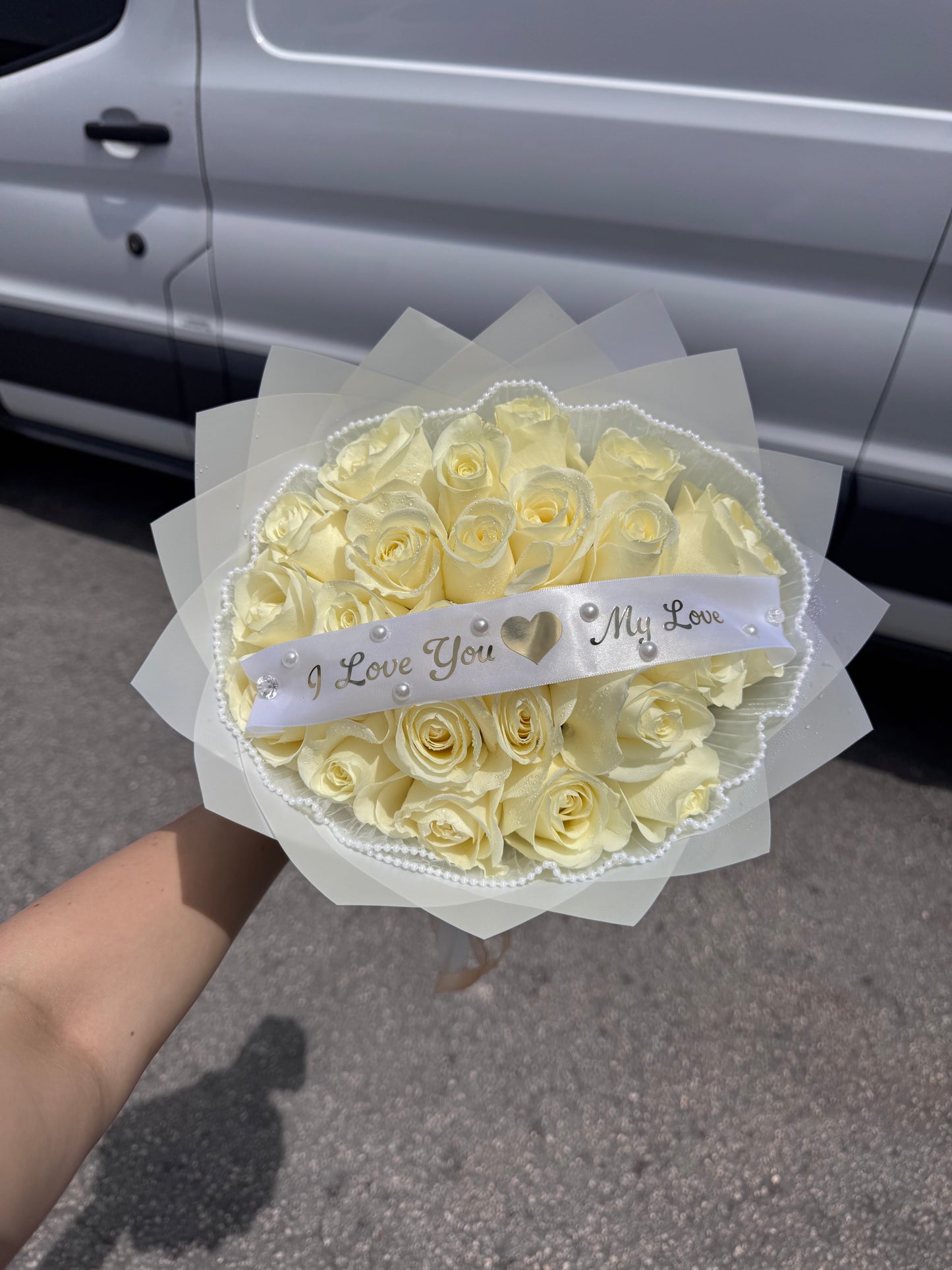 White Roses Bouquet
