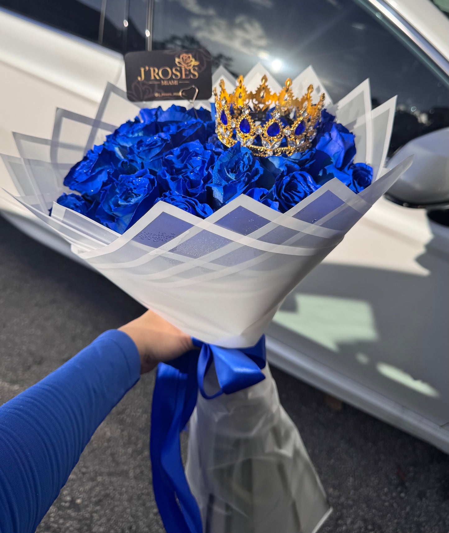 Blue Roses Bouquet
