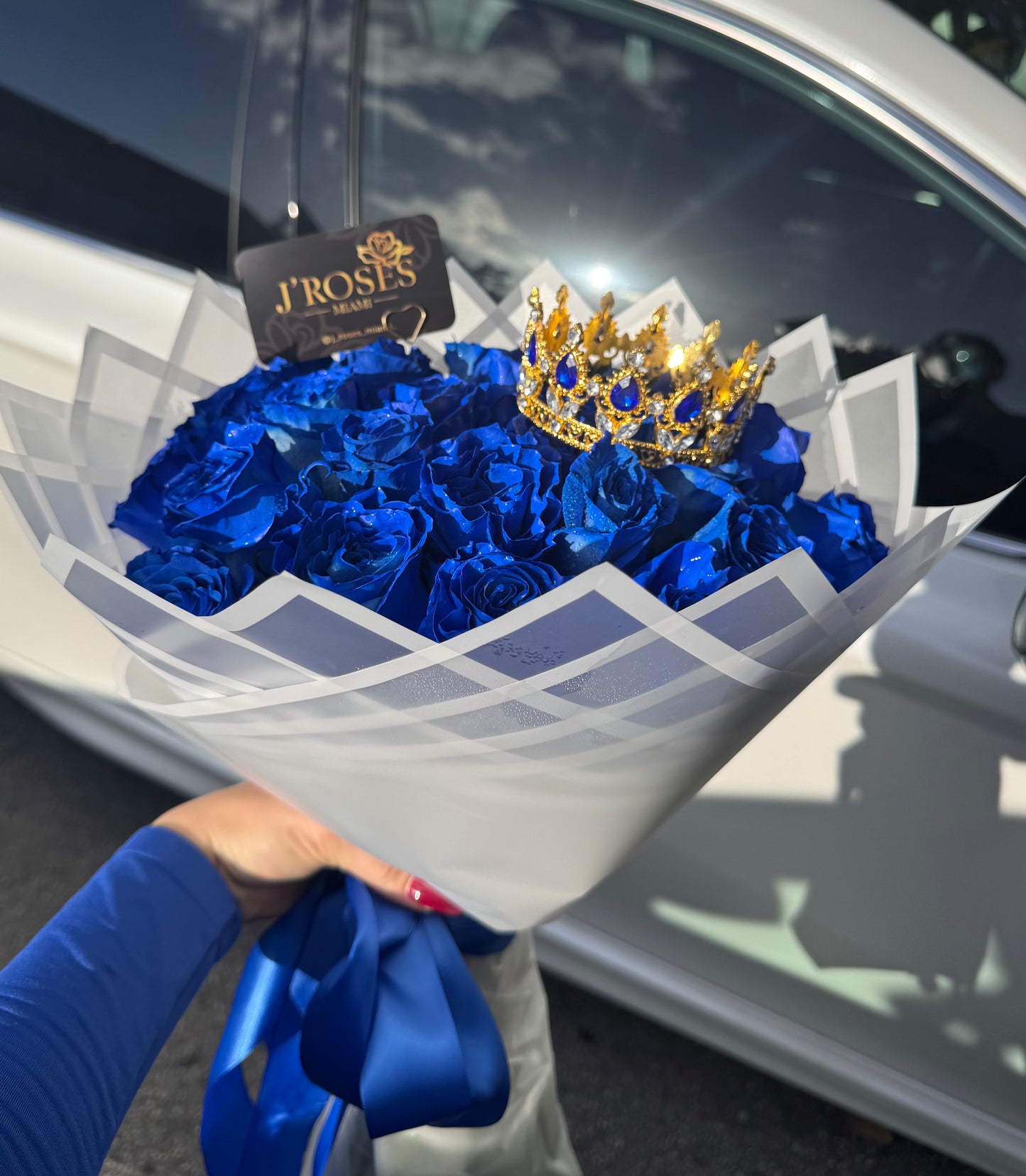 Blue Roses Bouquet