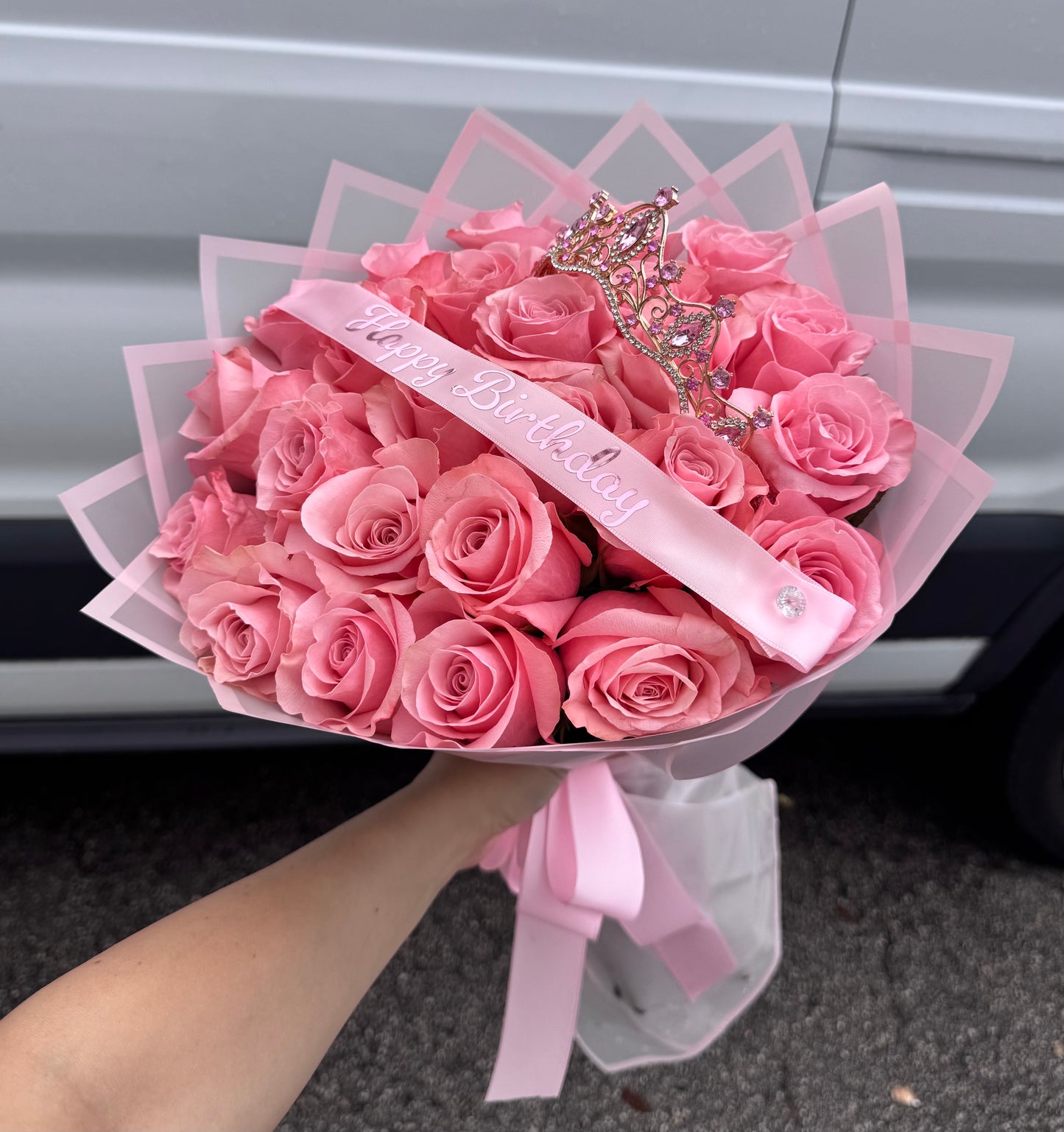 Pink Roses Bouquet