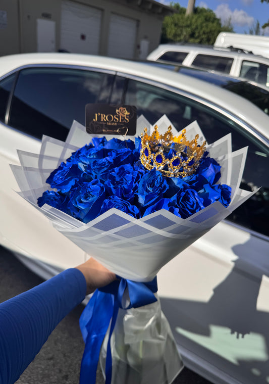 Blue Roses Bouquet