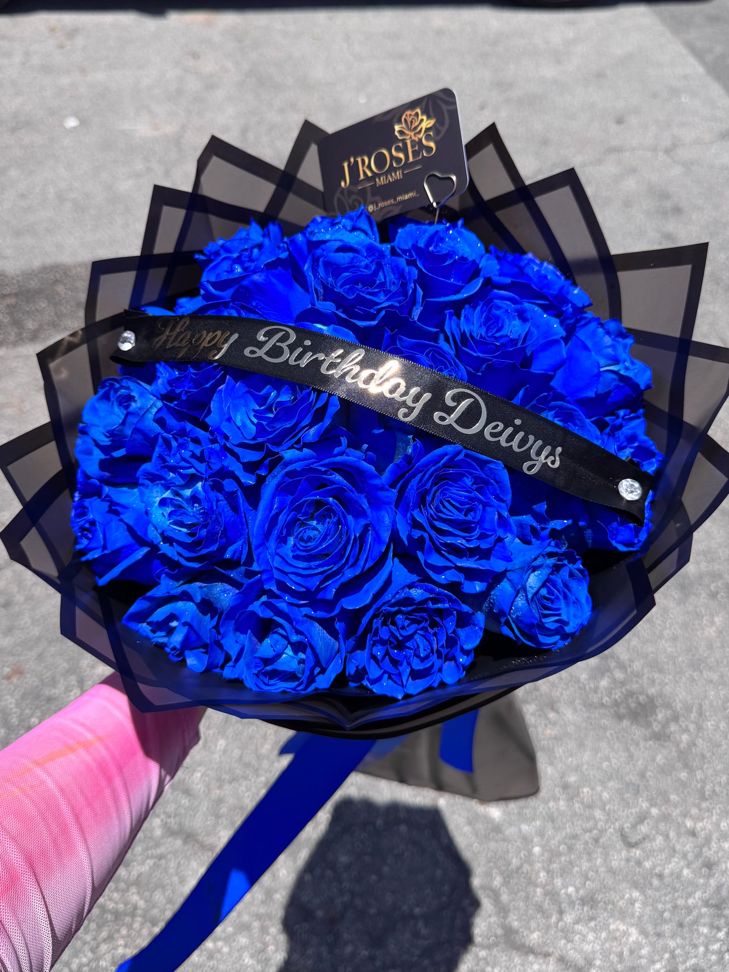 Blue Roses Bouquet