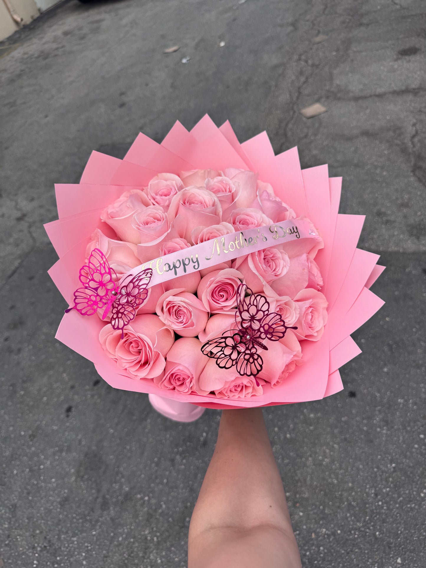 Pink Roses Bouquet