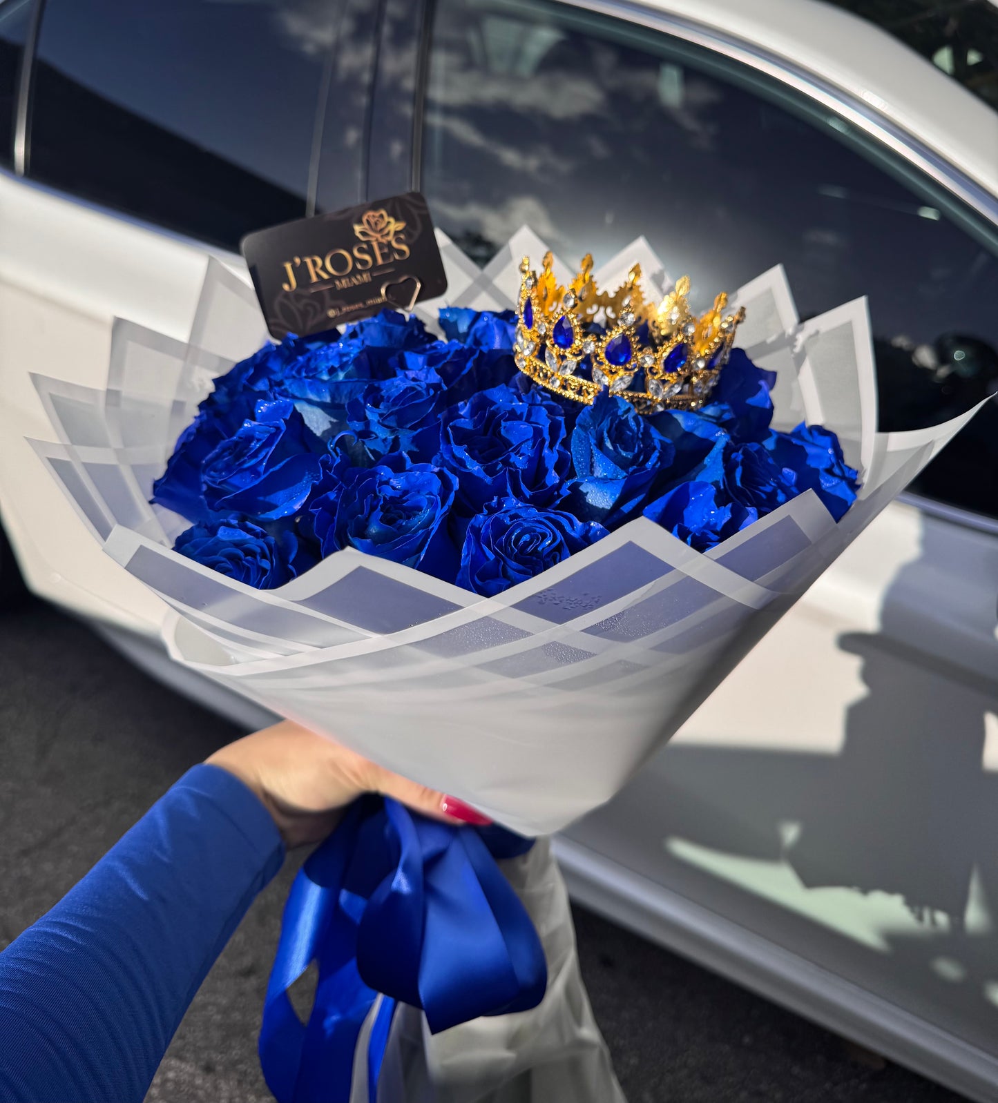 Blue Roses Bouquet