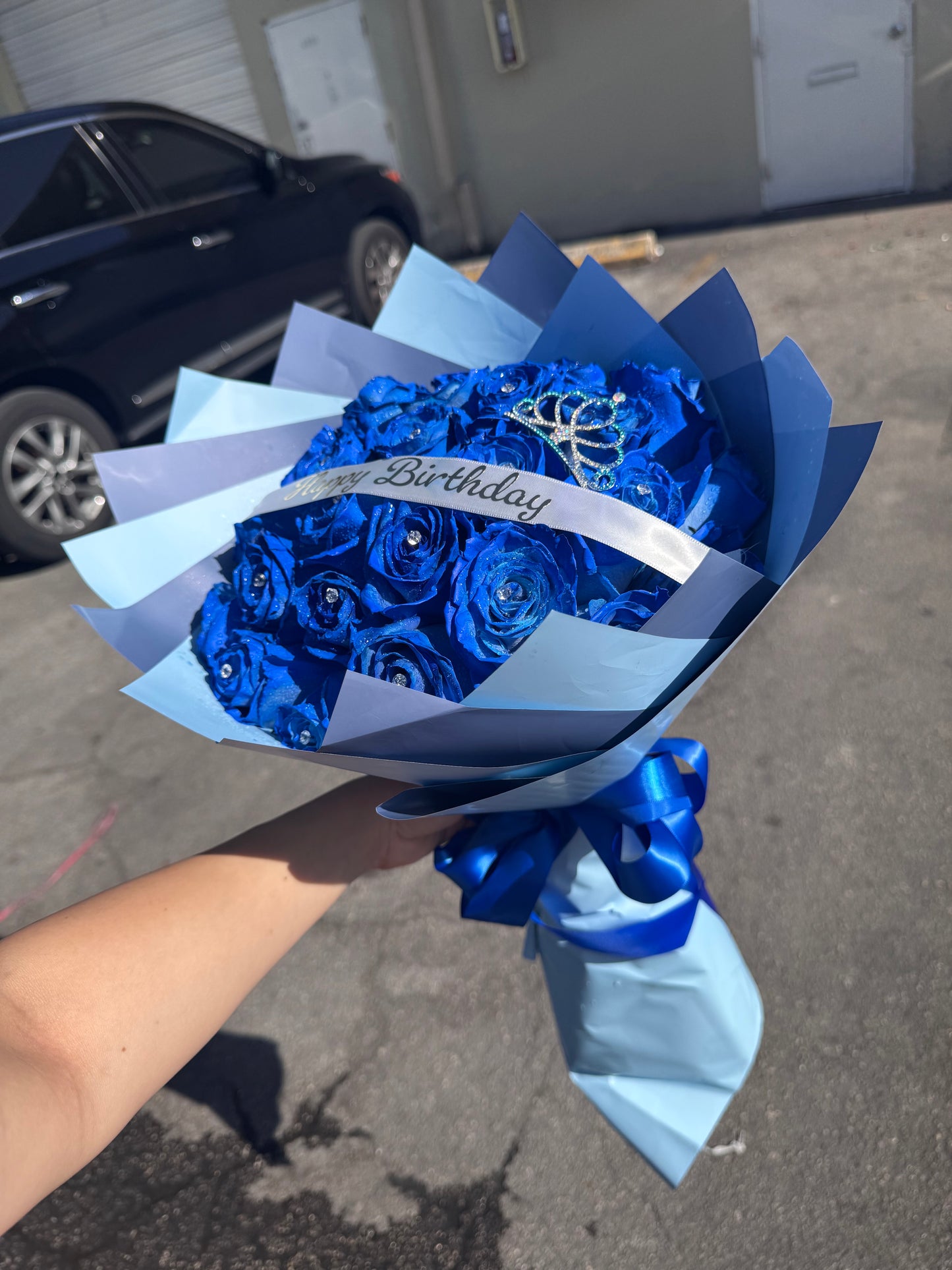 Blue Roses Bouquet