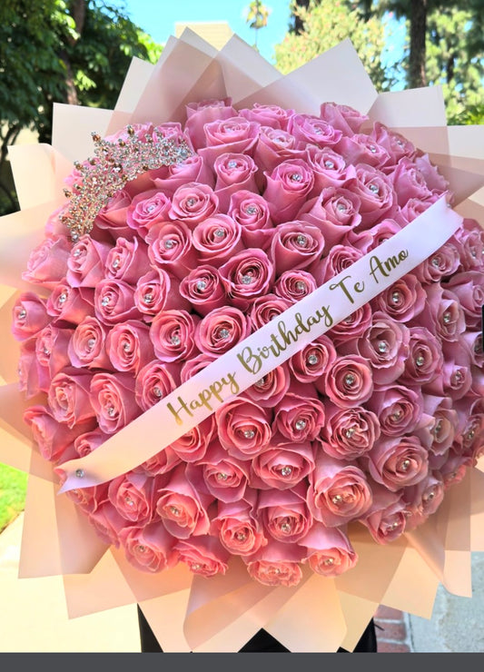 Pink Roses Bouquet