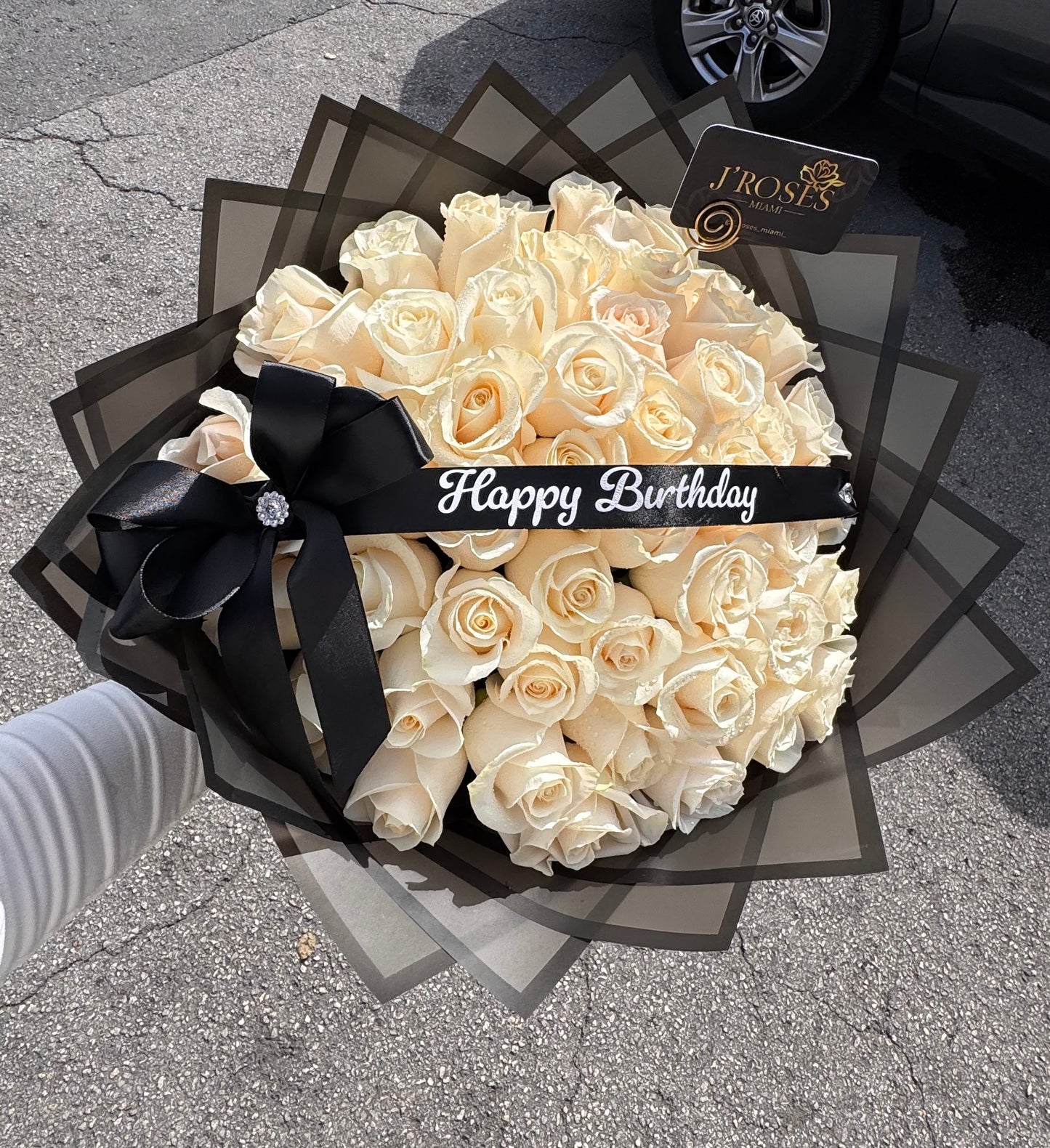 White Roses Bouquet