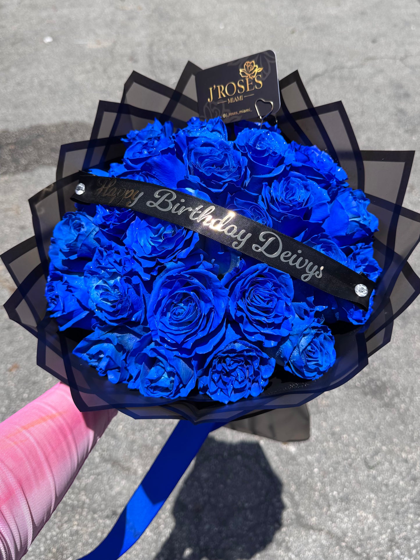 Blue Roses Bouquet
