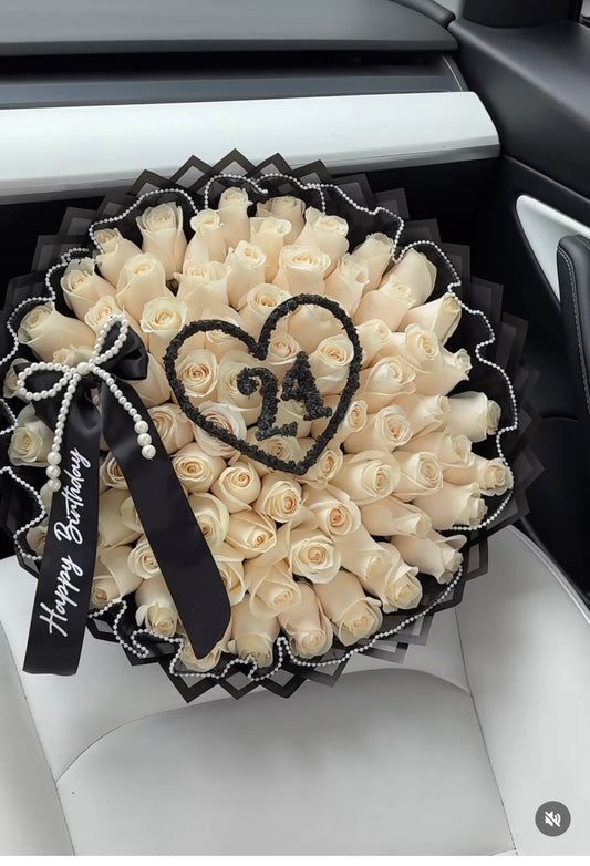 White Roses Bouquet