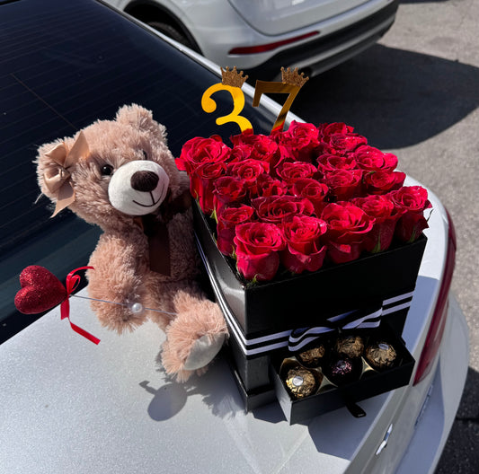 Teddy & Roses