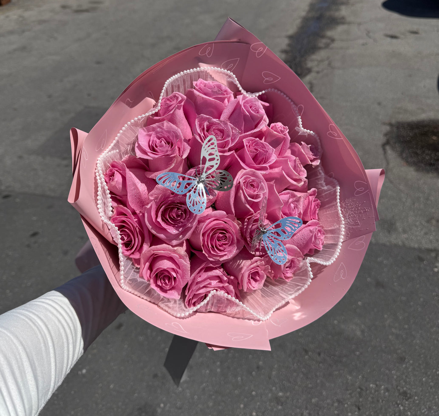 Pink Roses Bouquet