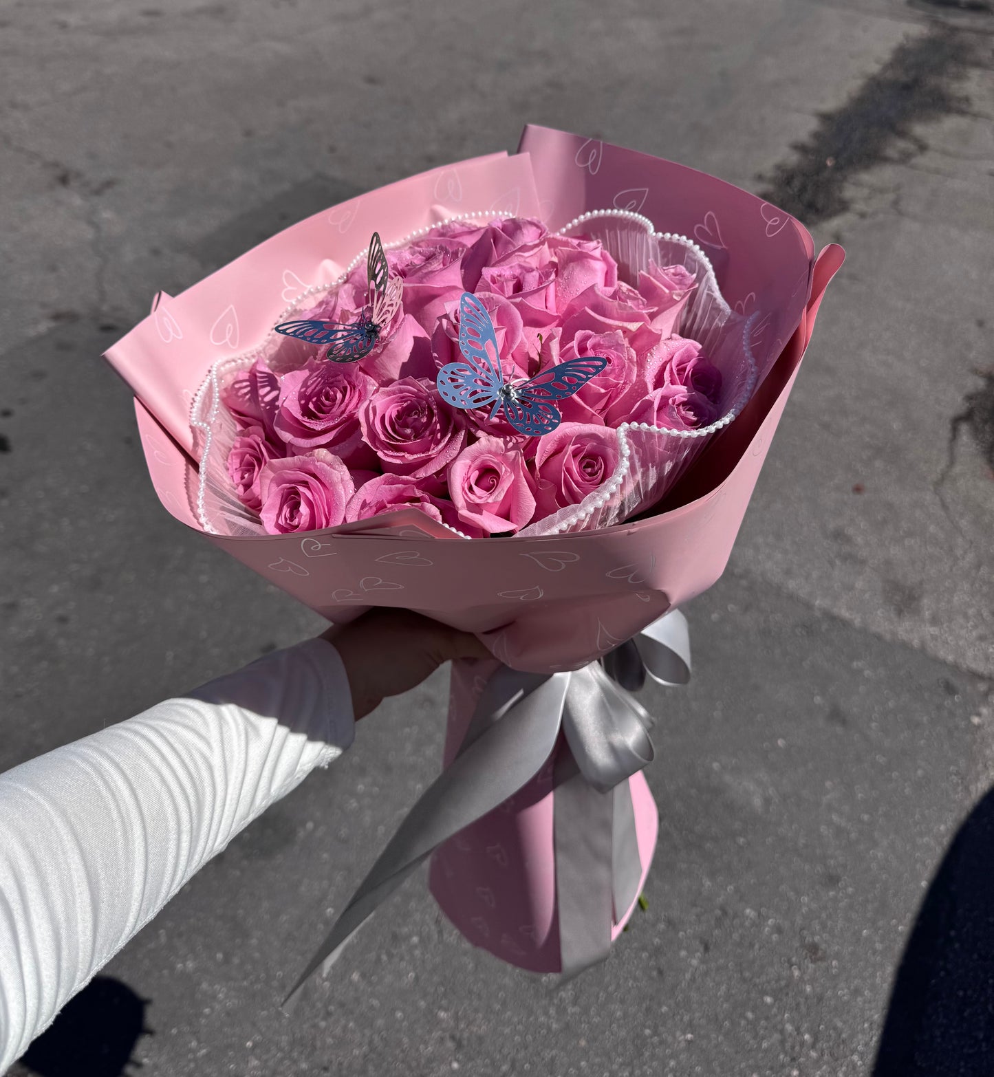 Pink Roses Bouquet