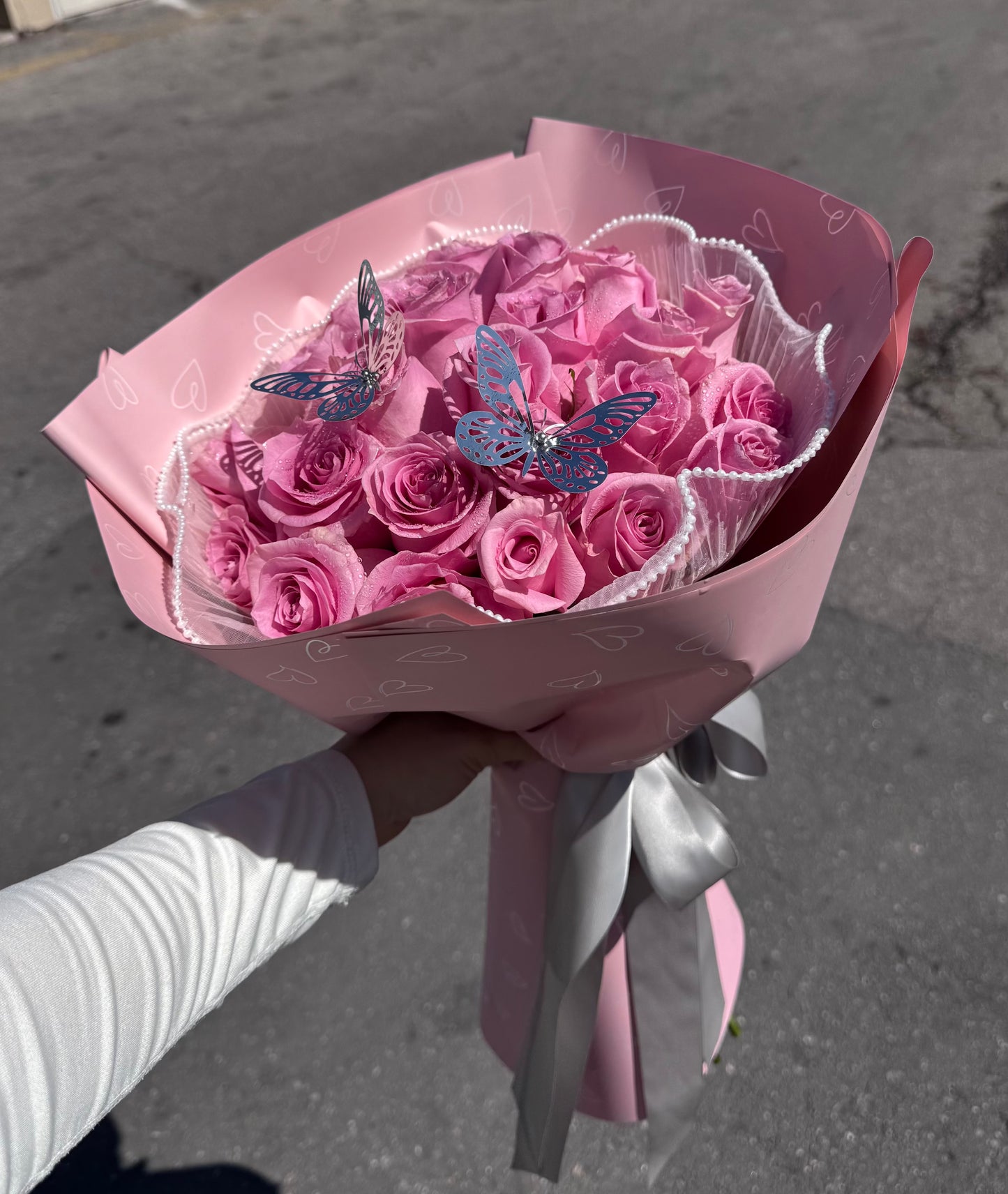 Pink Roses Bouquet