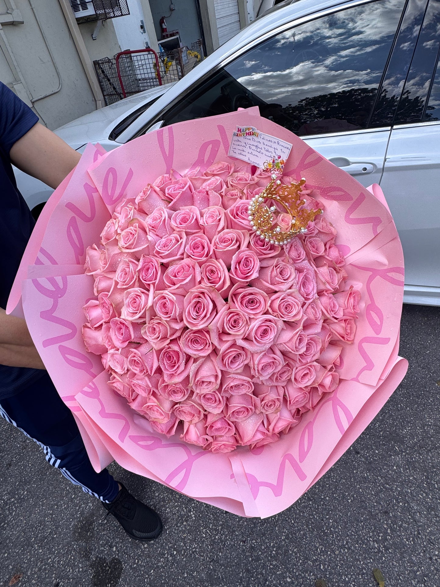 Pink Roses Bouquet