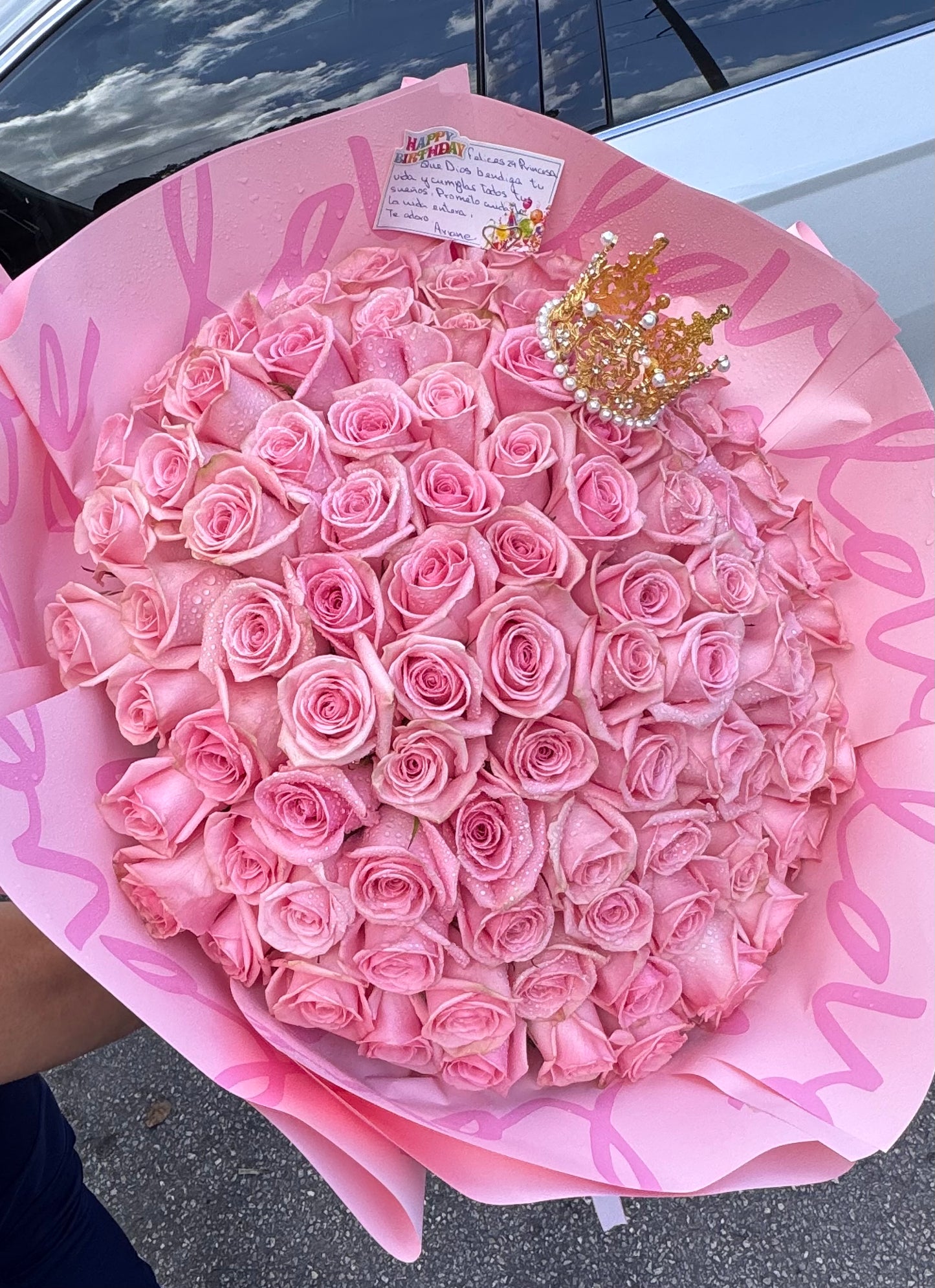 Pink Roses Bouquet