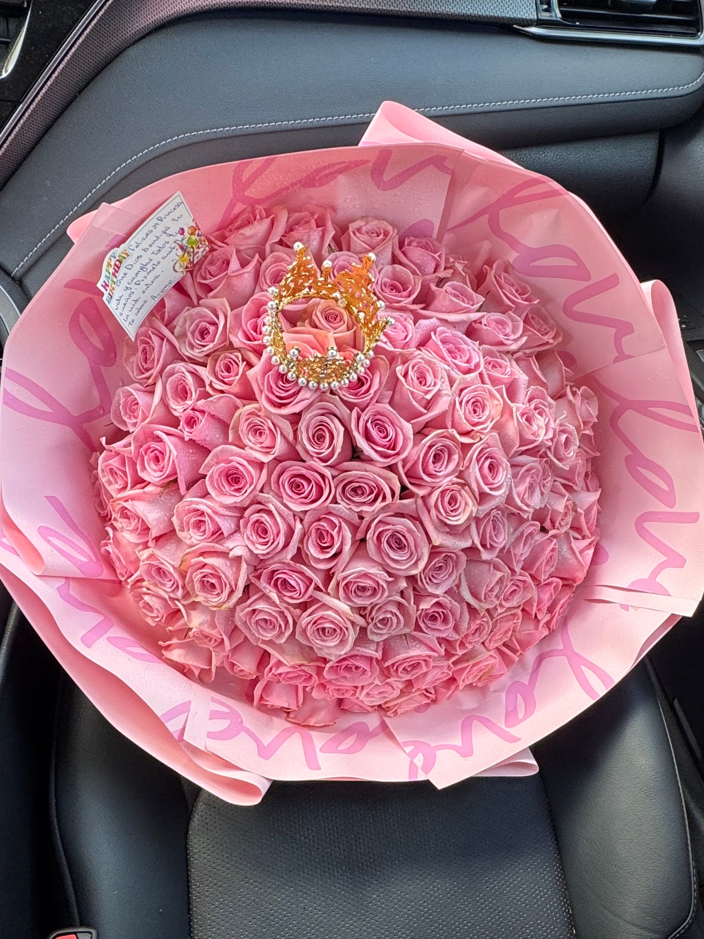 Pink Roses Bouquet