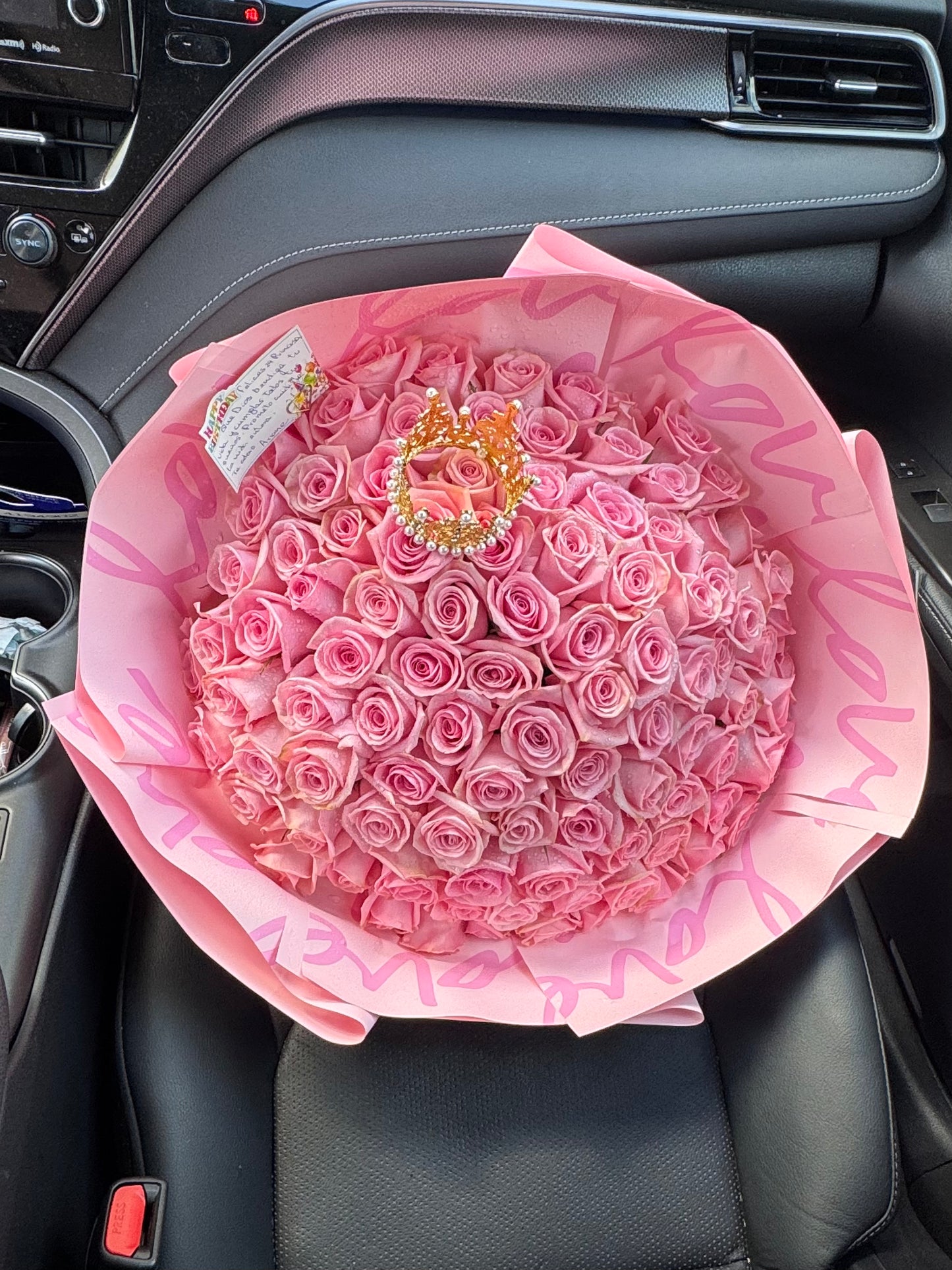 Pink Roses Bouquet
