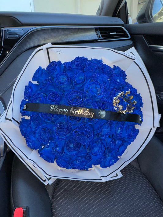 Blue Roses Bouquet