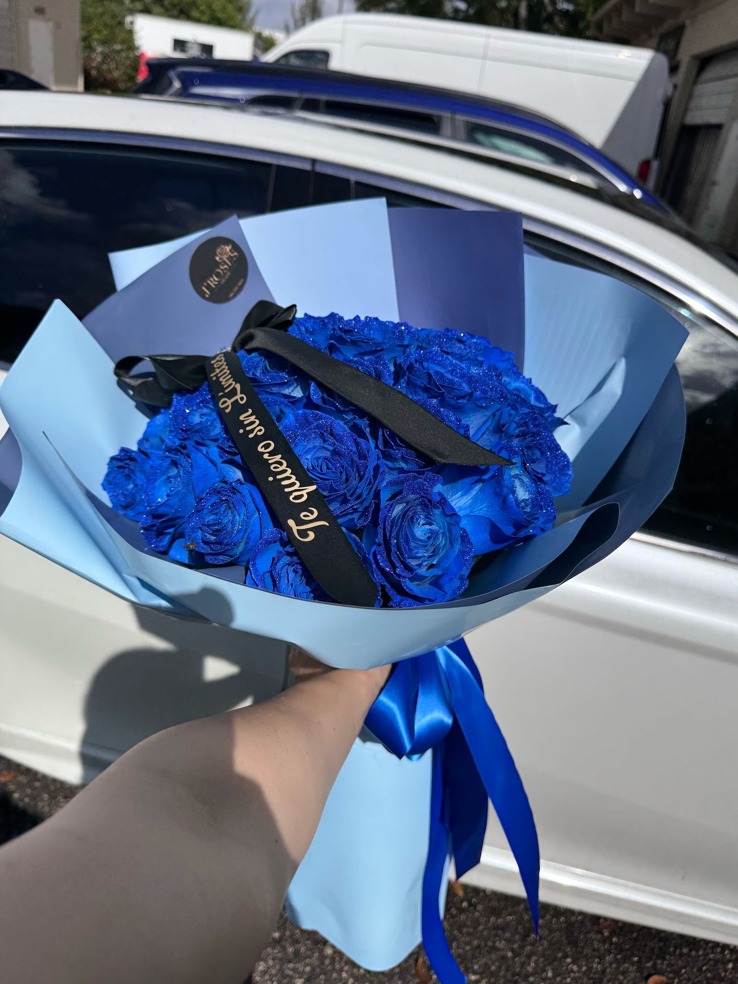 Blue Roses Bouquet