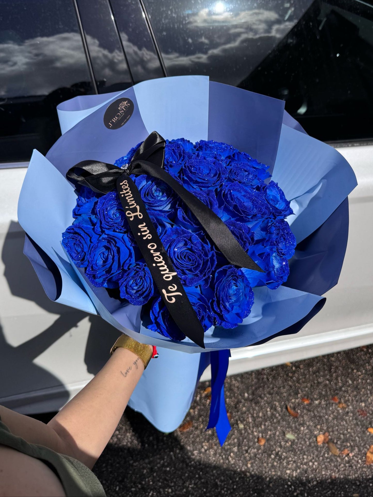 Blue Roses Bouquet