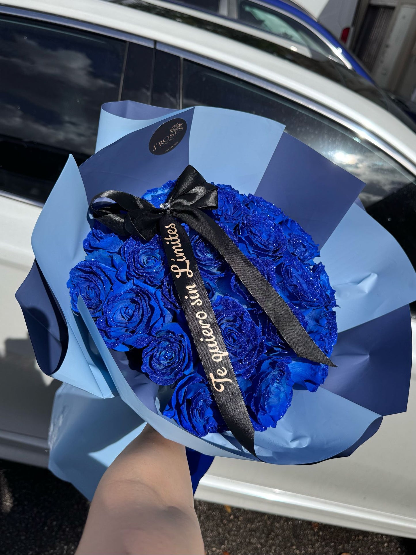 Blue Roses Bouquet