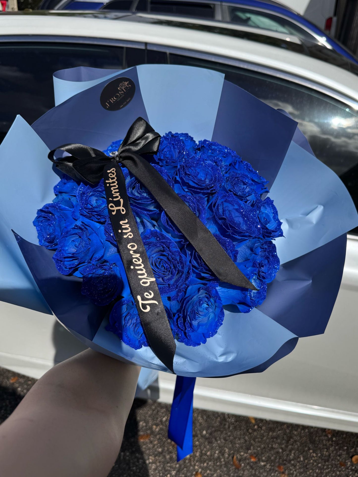 Blue Roses Bouquet